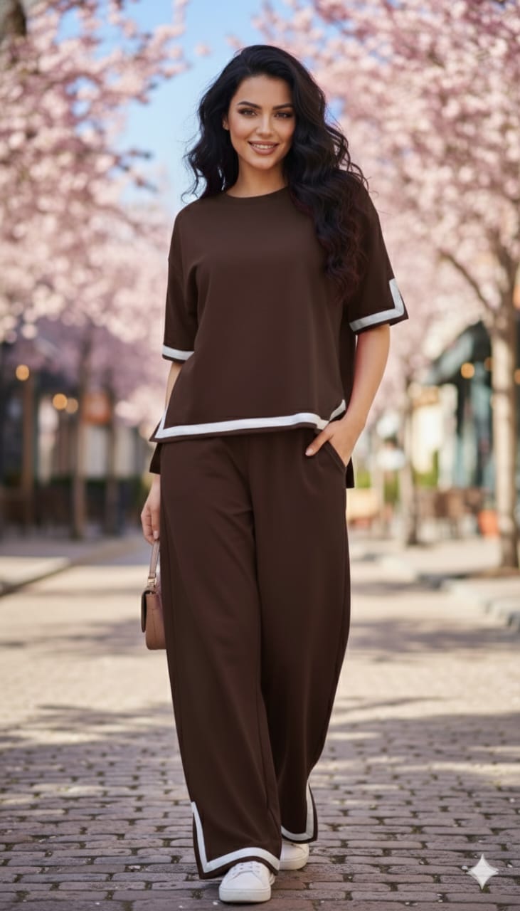 Trendy Airport Coord Set with Side Pockets