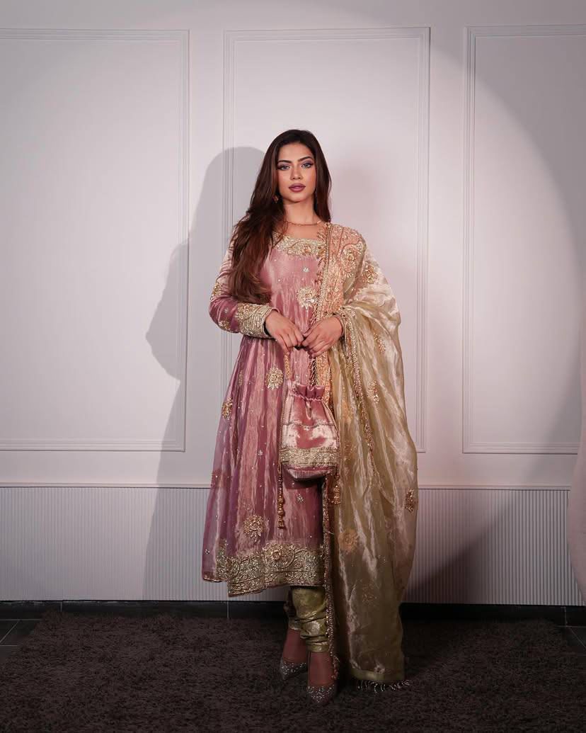 Designer Party Wear Embroidered Anarkali Set