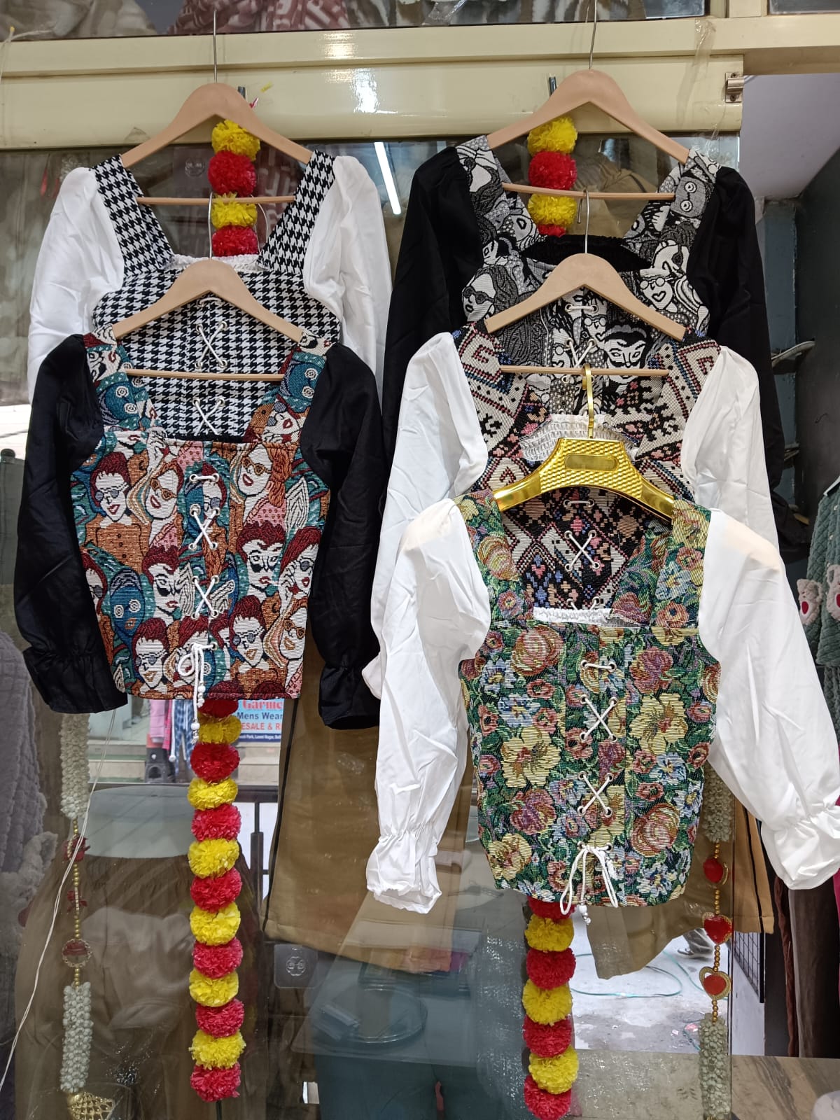 Imported Fabric Designer Tops - Free Size