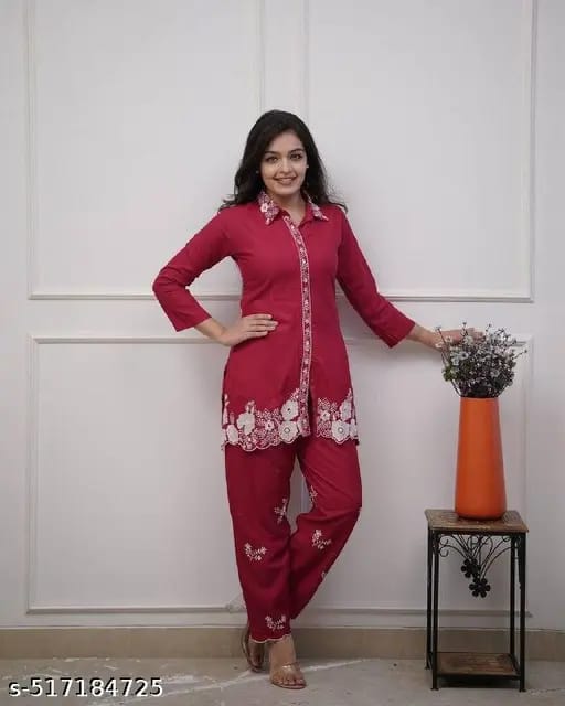 Trending Co-ord Set - Rayon Modal Fancy Design