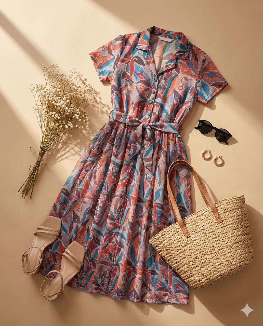 Floral Dreams Ruffle Maxi Dress - Alfino Chiffon