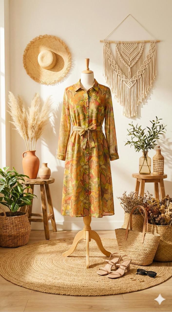 Floral Dreams Ruffle Maxi Dress - Alfino Chiffon