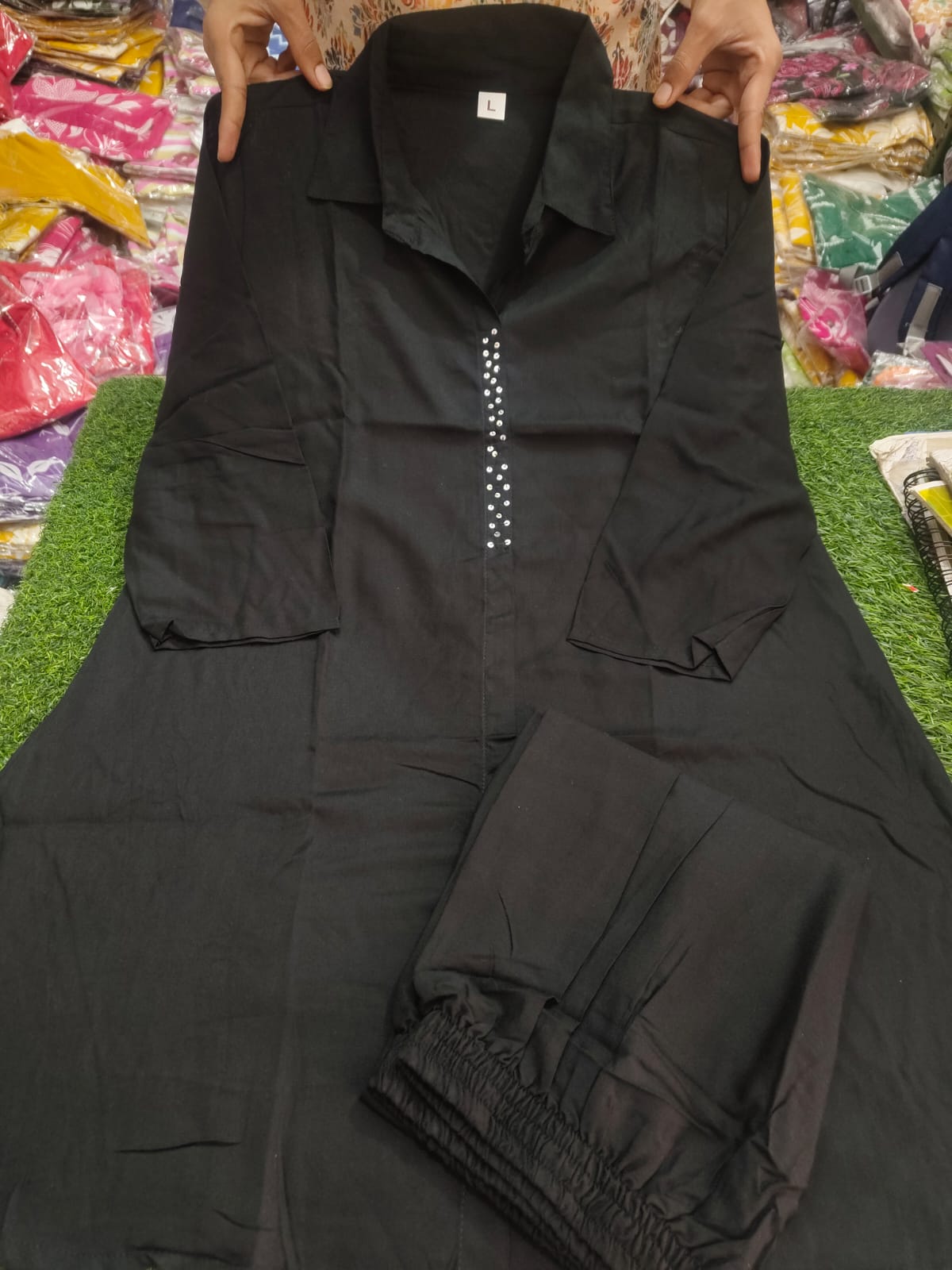 Heavy Rayon Co-Ord Set with Sequence Detailing