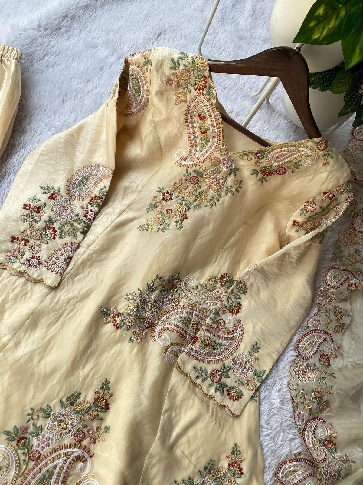 Designer Embroidered Fendy 3 Pcs Set