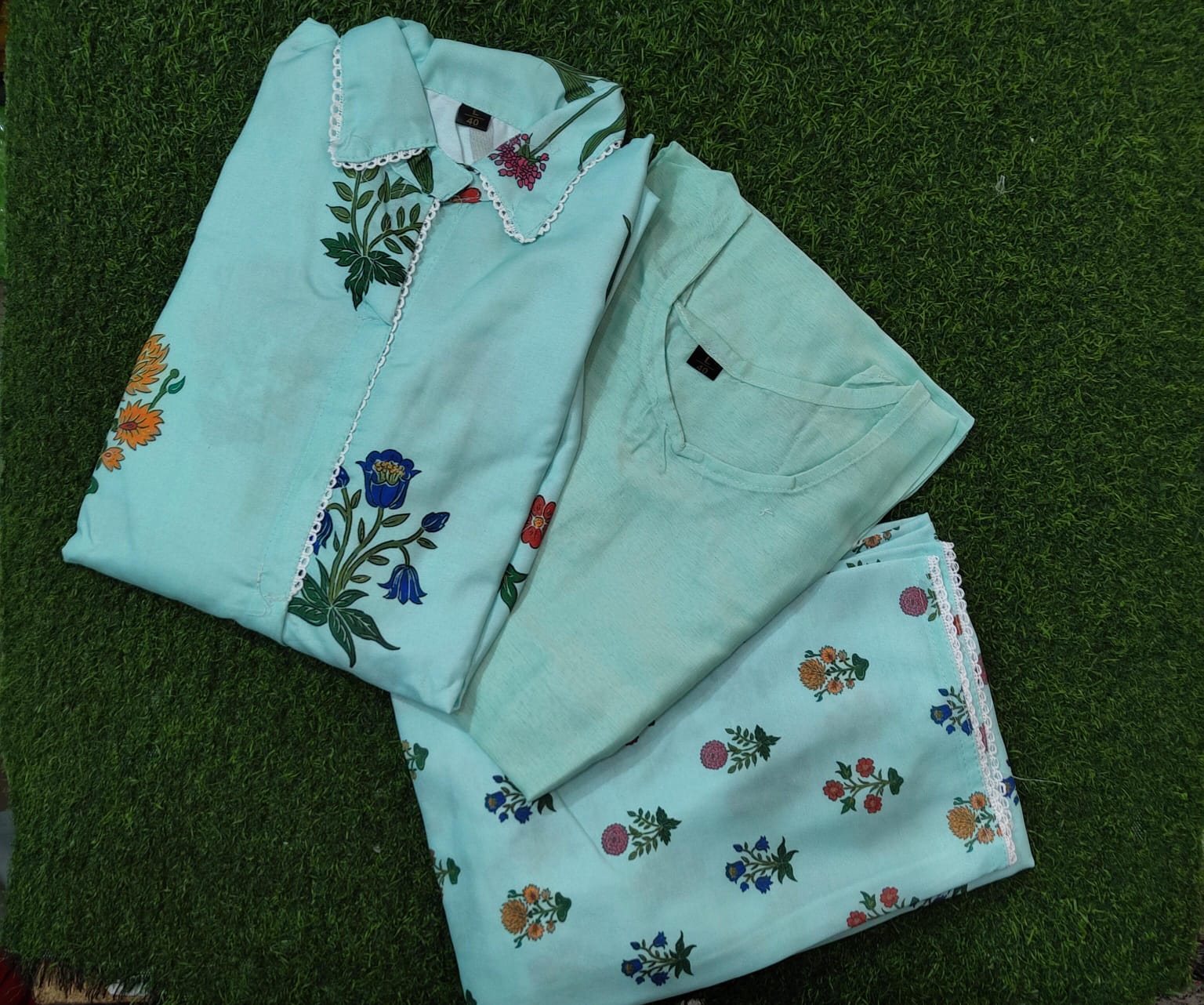 Summer Floral Digital Print Coord Set