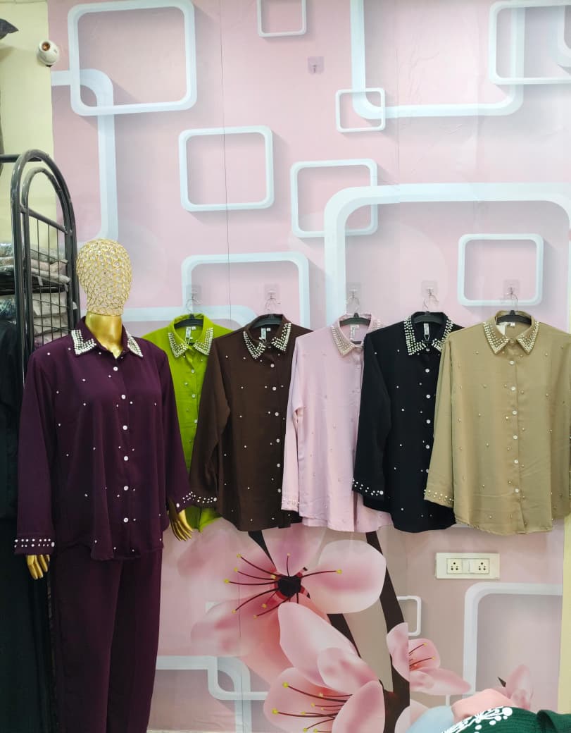 Premium Pearls Work CYC Fabric Coord Set