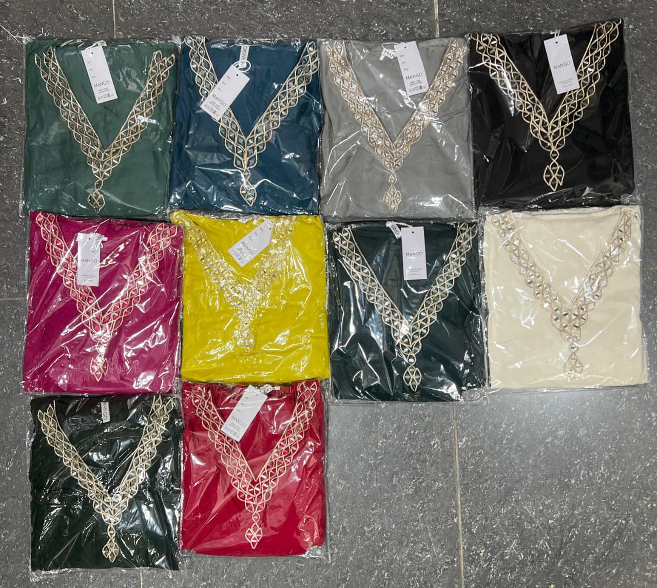 Eid Special Hand Work Rayon Coord Set