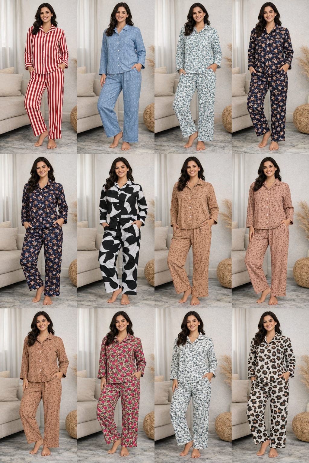 Printed Mulmul Coord Set