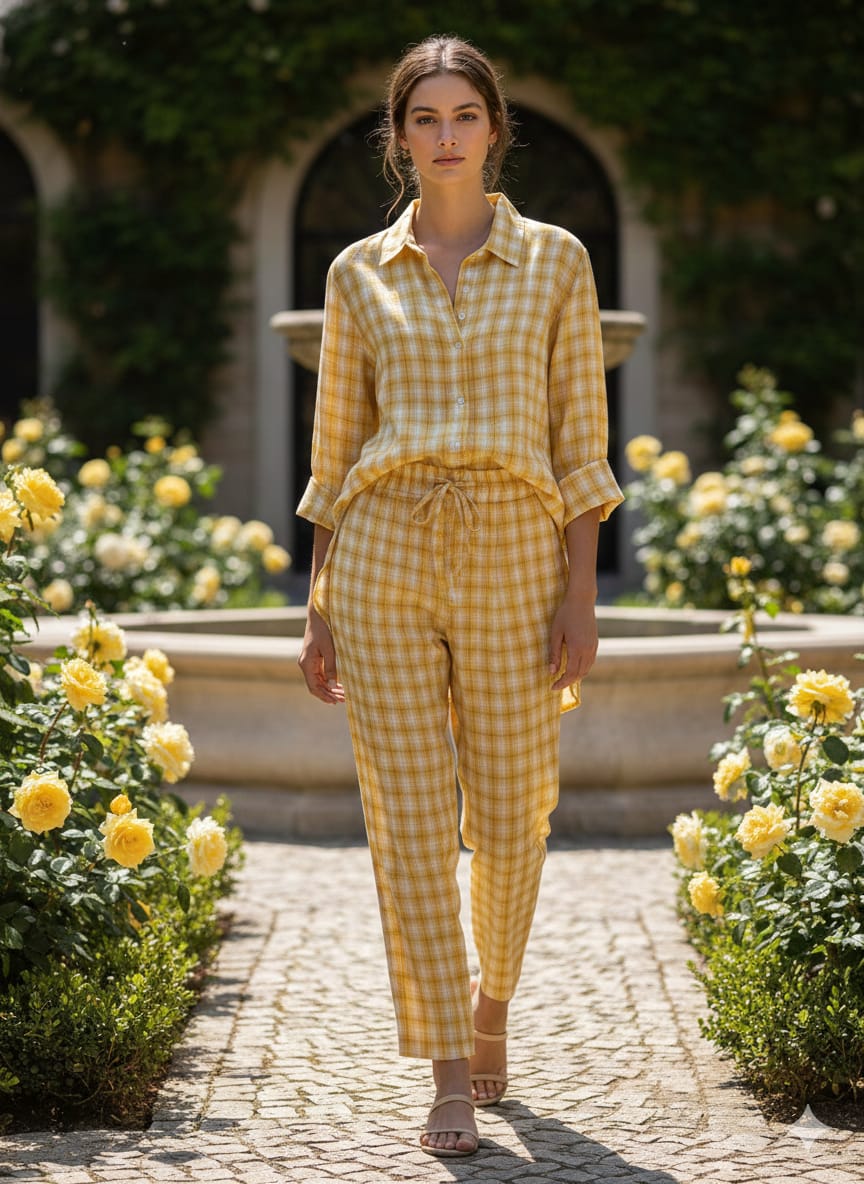 Printed Mulmul Coord Set