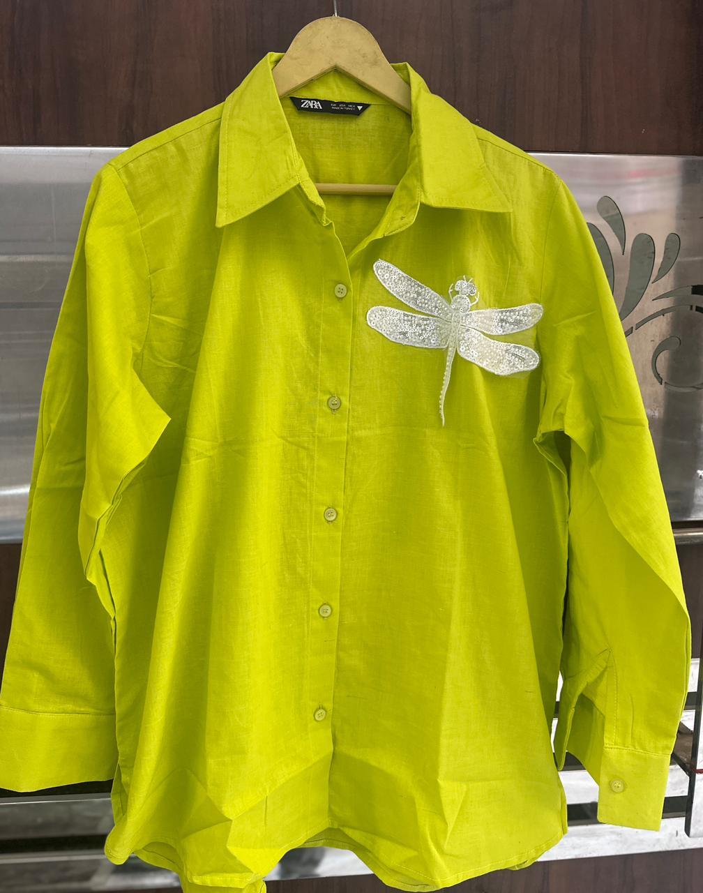 Beautiful Butterfly Patch Shirt