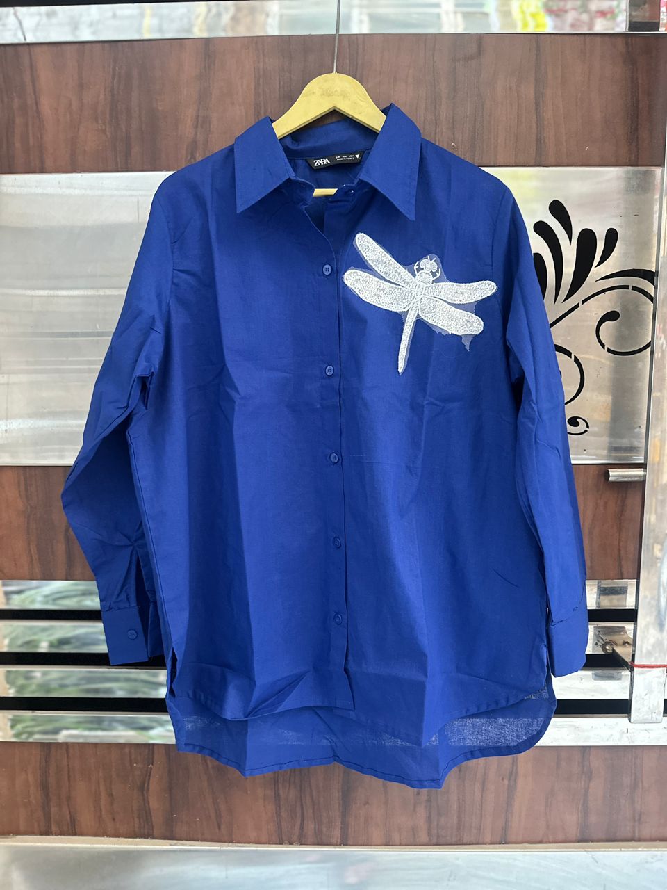 Beautiful Butterfly Patch Shirt
