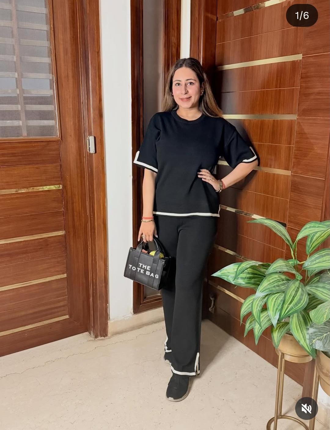 Trendy Airport Coord Set with Side Pockets
