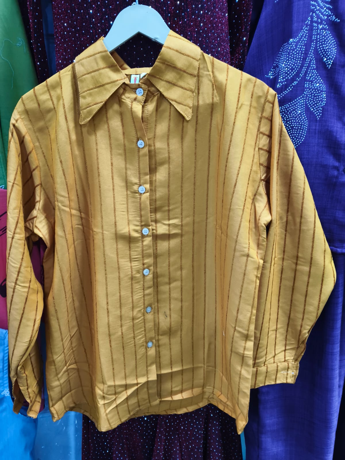 Premium Striped Rayon Modal Shirt