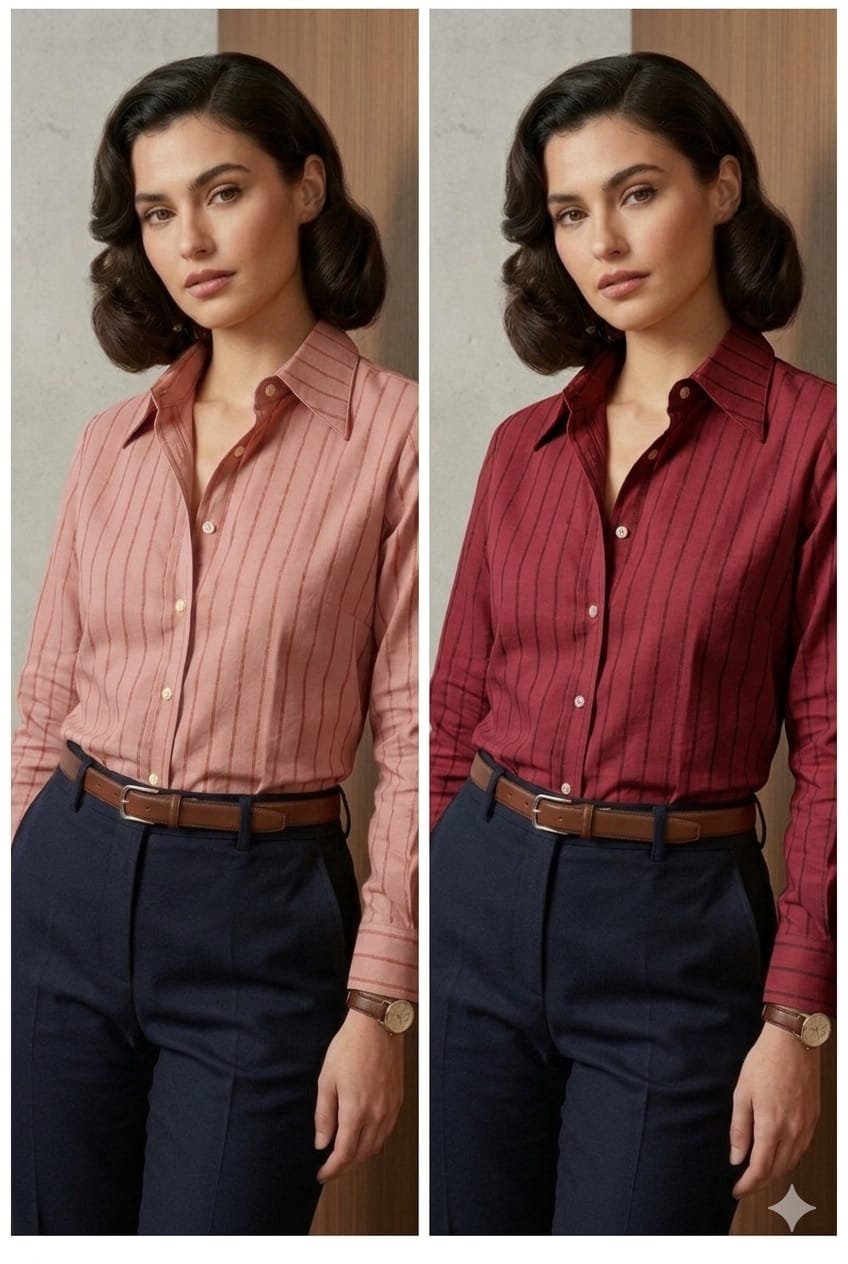 Premium Striped Rayon Modal Shirt