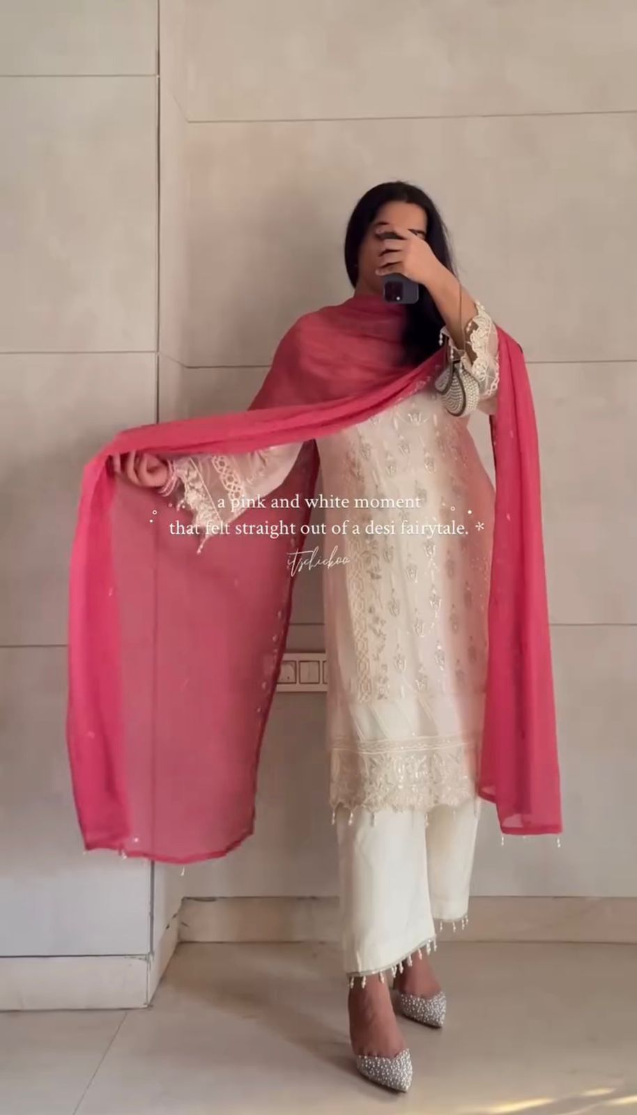 Designer Party Wear Heavy Faux Georgette Top, Palazzo & Dupatta Set with 3MM Embroidery (Fully Stitched)
