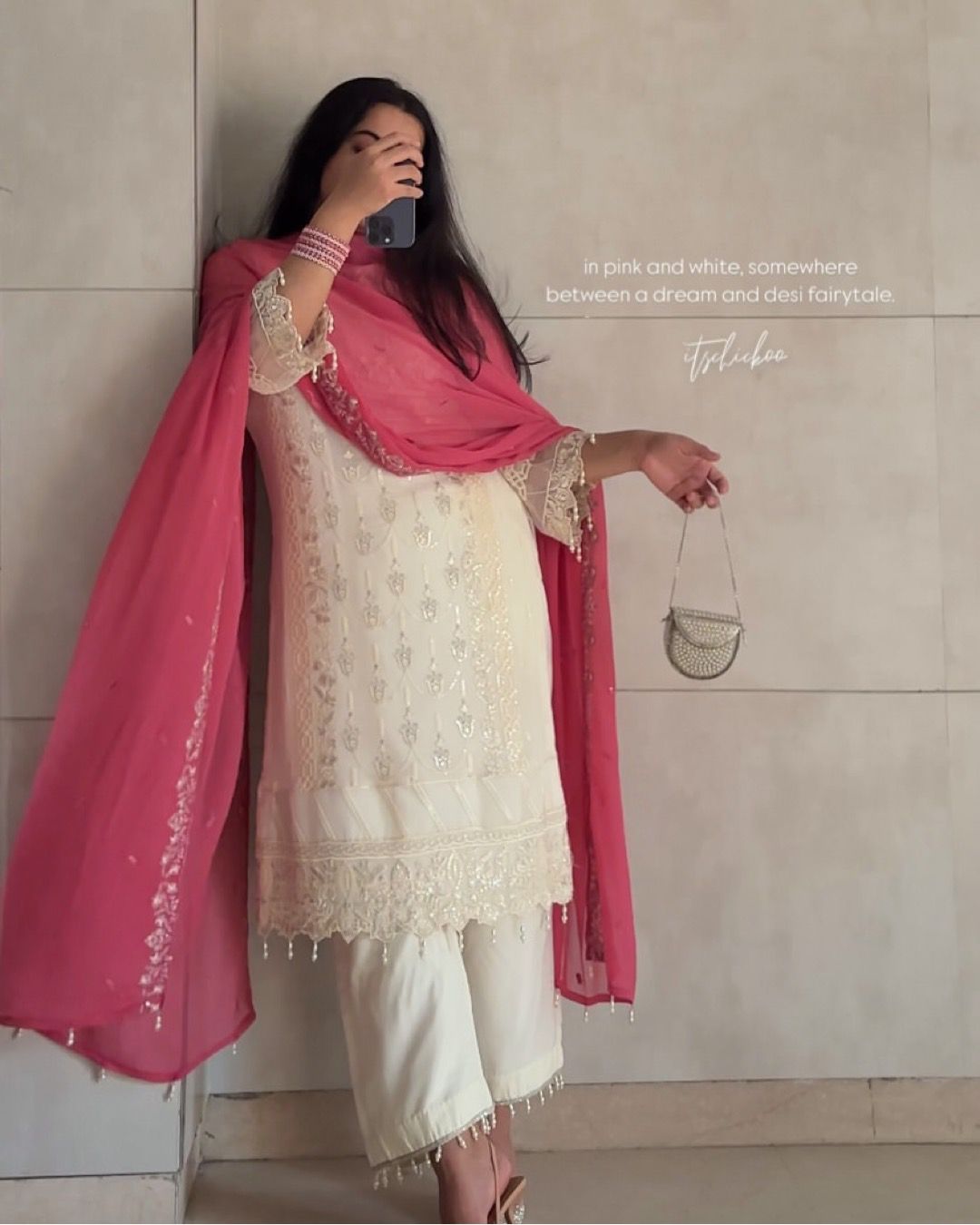 Designer Party Wear Heavy Faux Georgette Top, Palazzo & Dupatta Set with 3MM Embroidery (Fully Stitched)