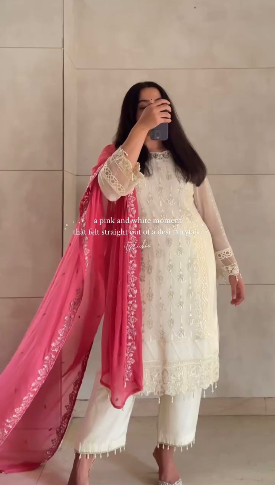 Designer Party Wear Heavy Faux Georgette Top, Palazzo & Dupatta Set with 3MM Embroidery (Fully Stitched)