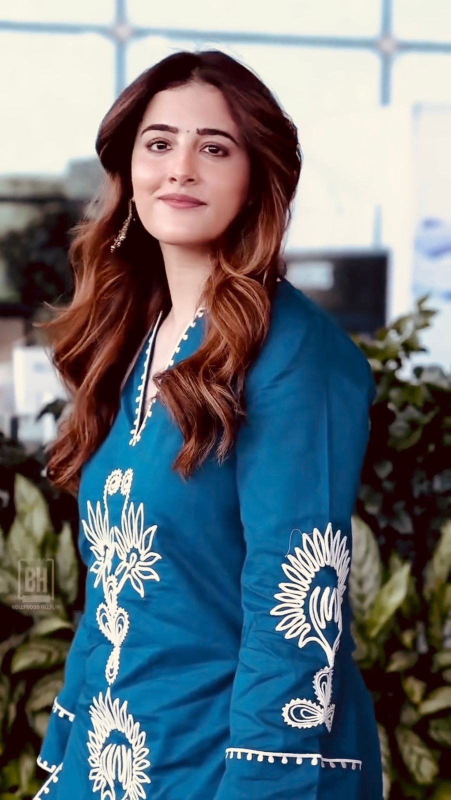 Teal Blue Embroidered Pure Rayon 2-Piece Co-Ord Set