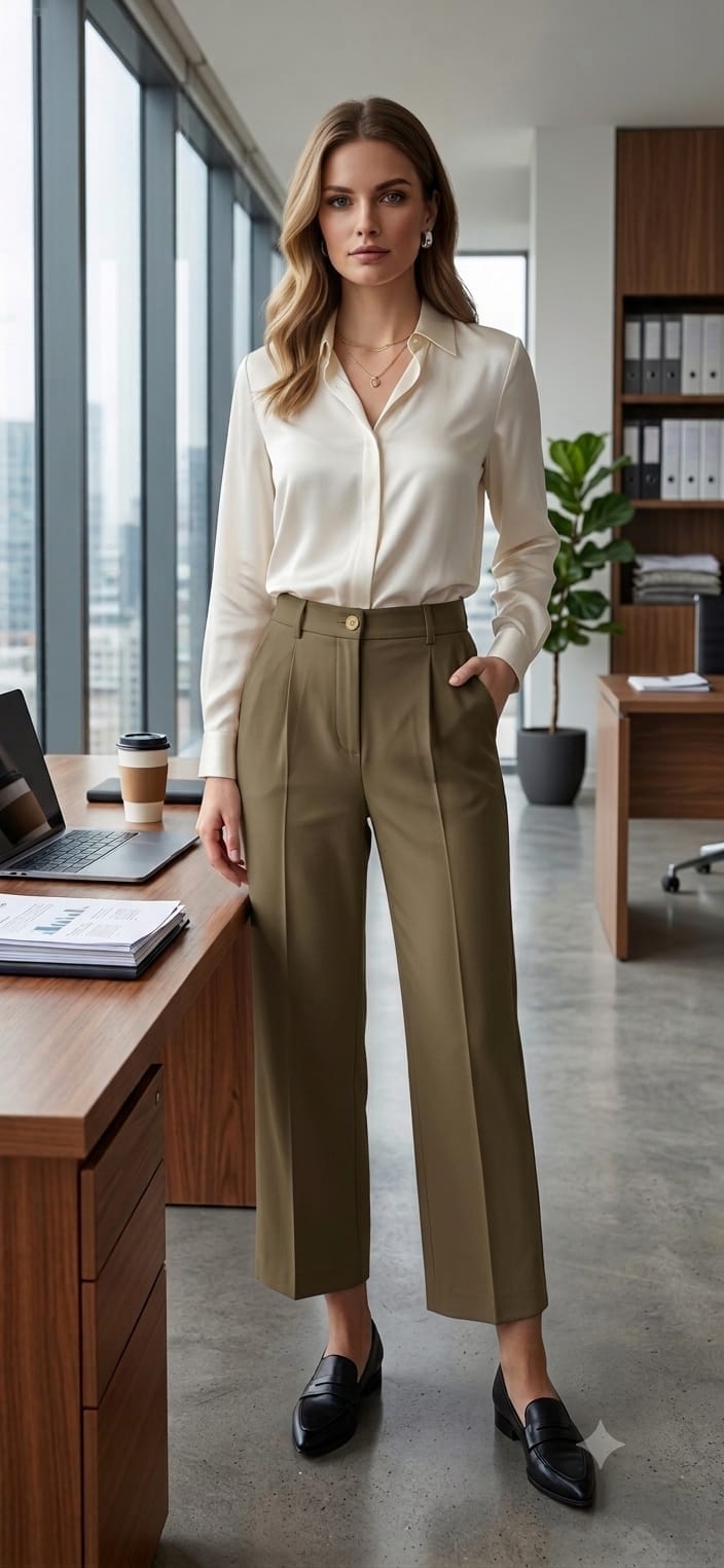 Korean Pants - Black model shot