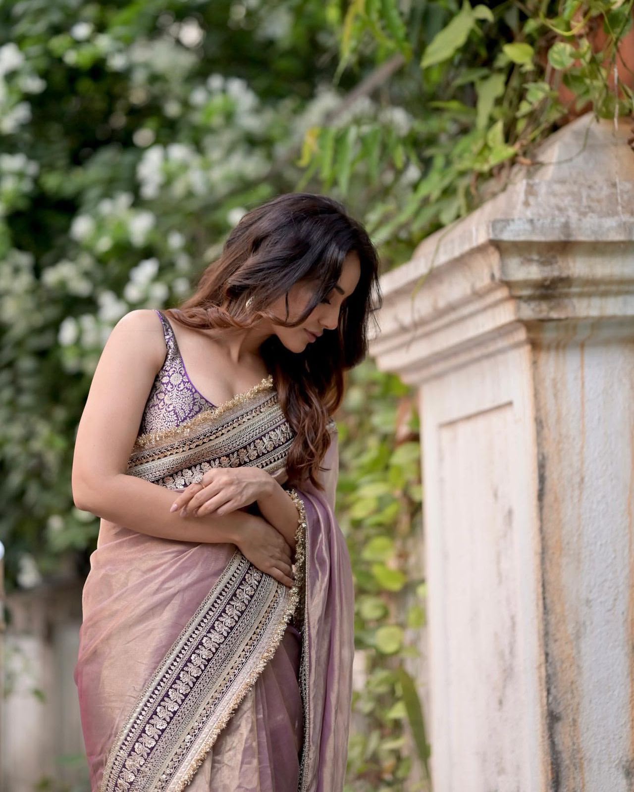 Premium Designer Sequin Saree - Border Close Up