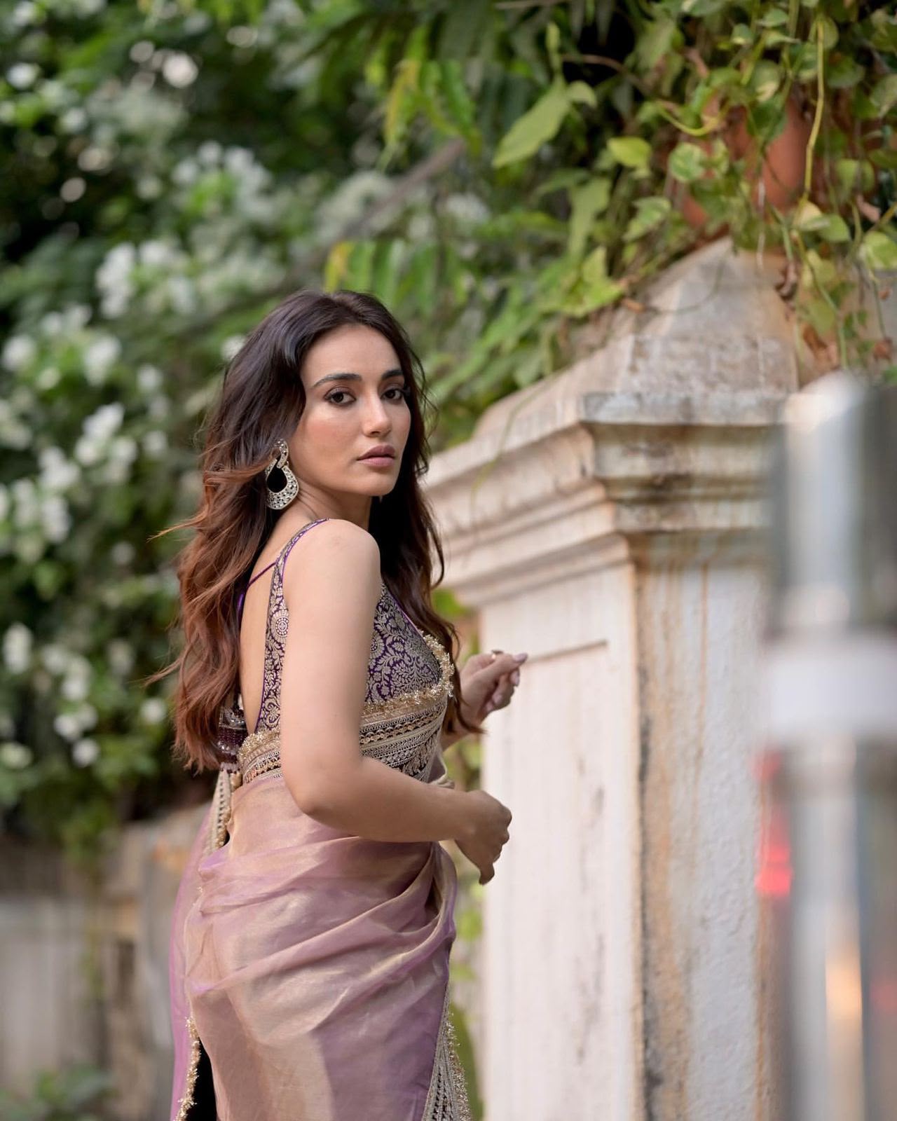Premium Designer Sequin Saree - Embroidery Detail