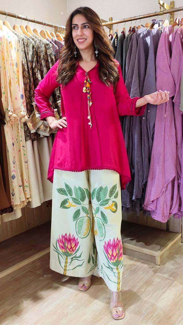 Premium Cotton Co-ord Set - Full look front