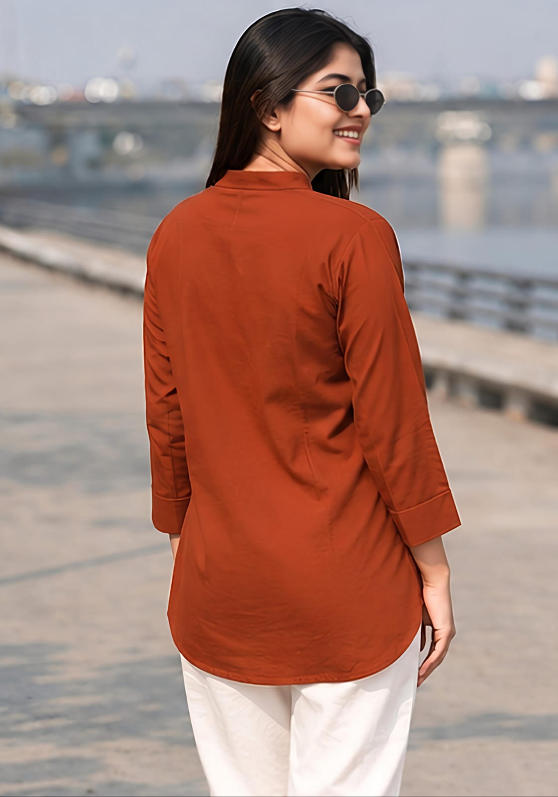 Premium Cotton Slub Embroidered Shirt & Pant Set