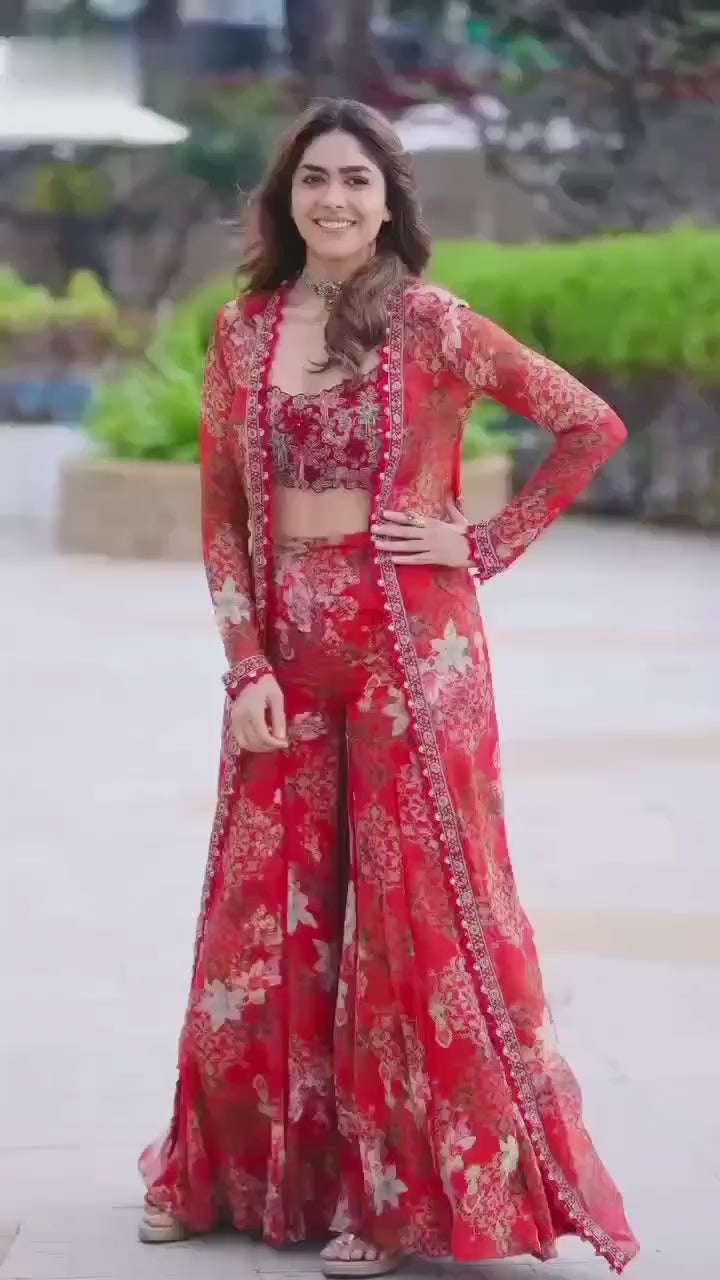 Maverick Fusion Indo Western Koti Plazo Blouse Collection