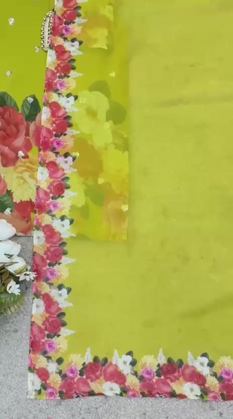 Maverick Fusion Top Plazzo Dupatta Set