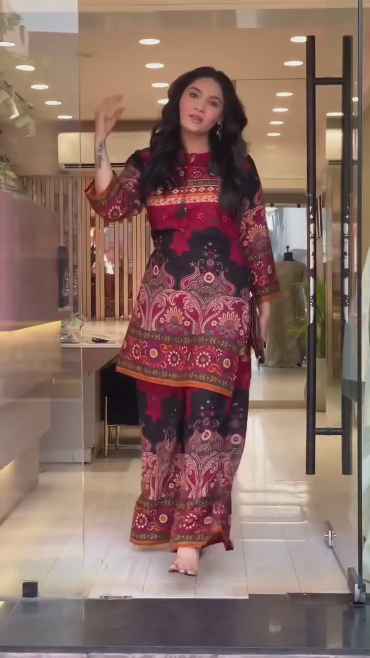 Summer Special Floral Coord Set | Kurta with Palazzo