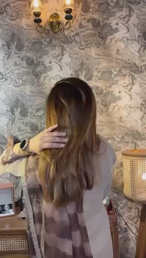 Maverick Fusion Fox Georgette Top Bottom Dupatta Set