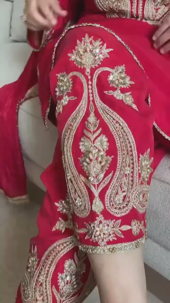 Maverick Fusion Top-Bottom and Dupatta Set